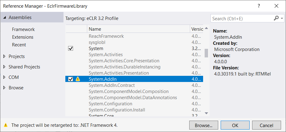 target .Net 4.0 library