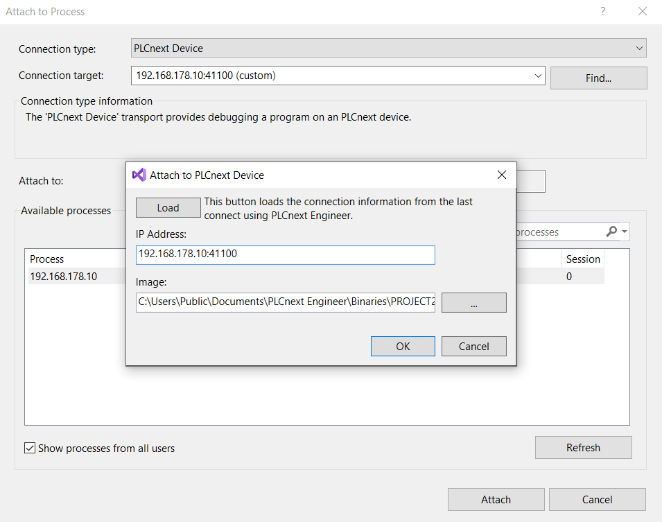 Debugging VS Settings